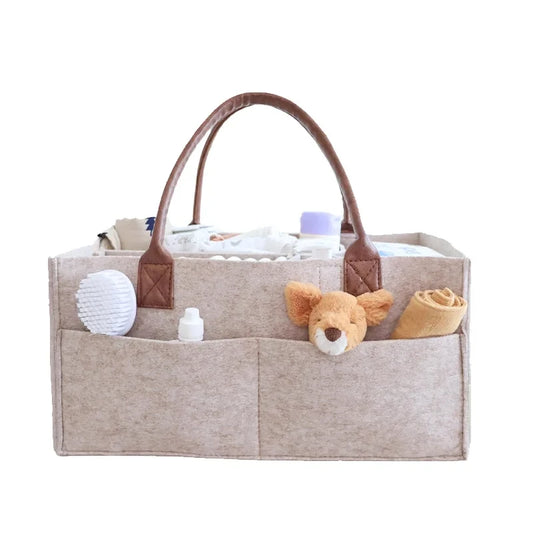 Felt Diaper Caddy Organizer